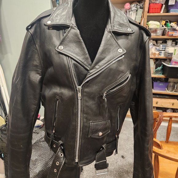 First Jackets & Coats Vintage First Genuine Leather Jacket Poshmark